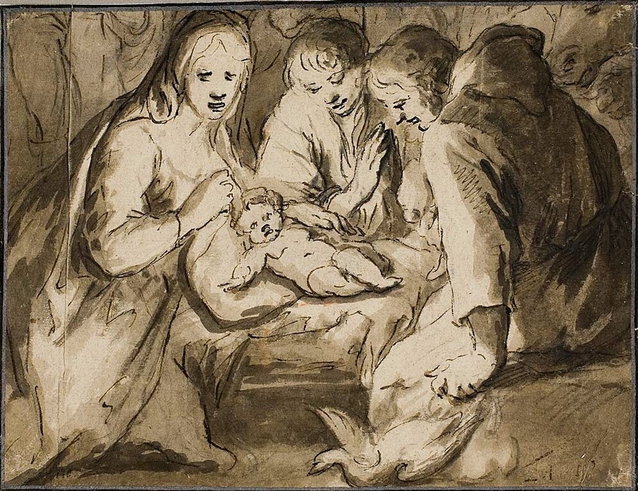 Adoración de los pastores de Jan Harmensz. Muller