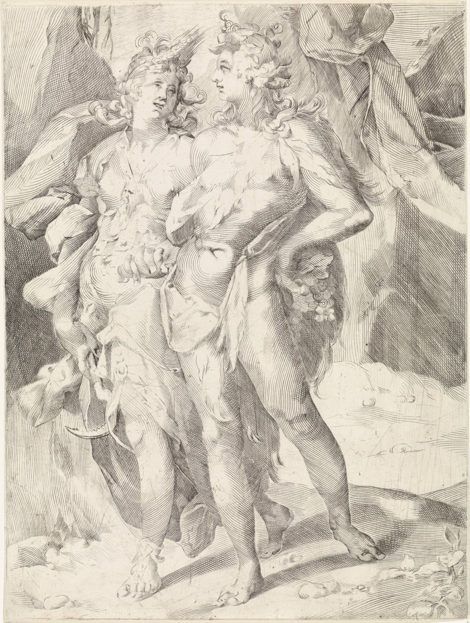 Ceres y Baco de Jan Harmensz. Muller