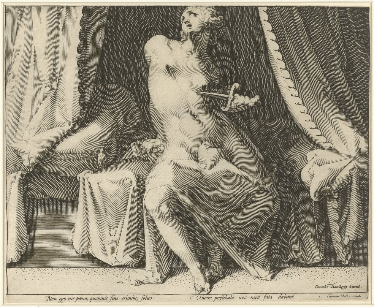 muerte de lucrecia de Jan Harmensz. Muller