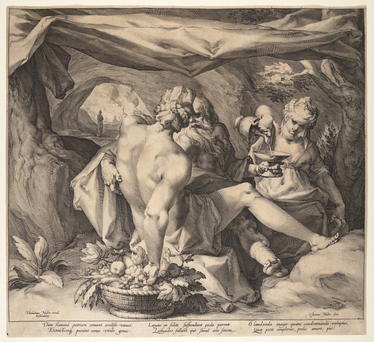 Lot y sus hijas de Jan Harmensz. Muller