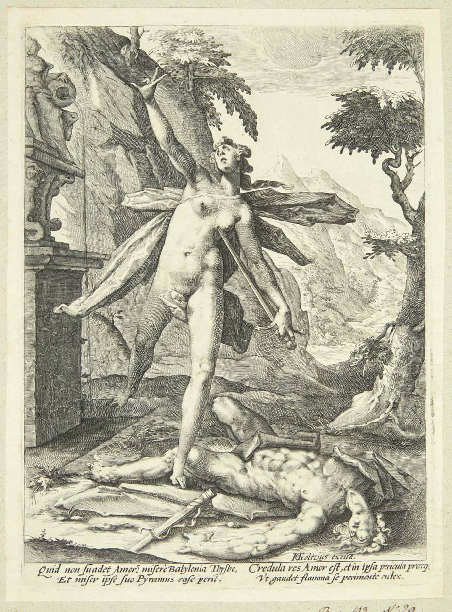 Píramo y Tisbe de Jan Harmensz. Muller