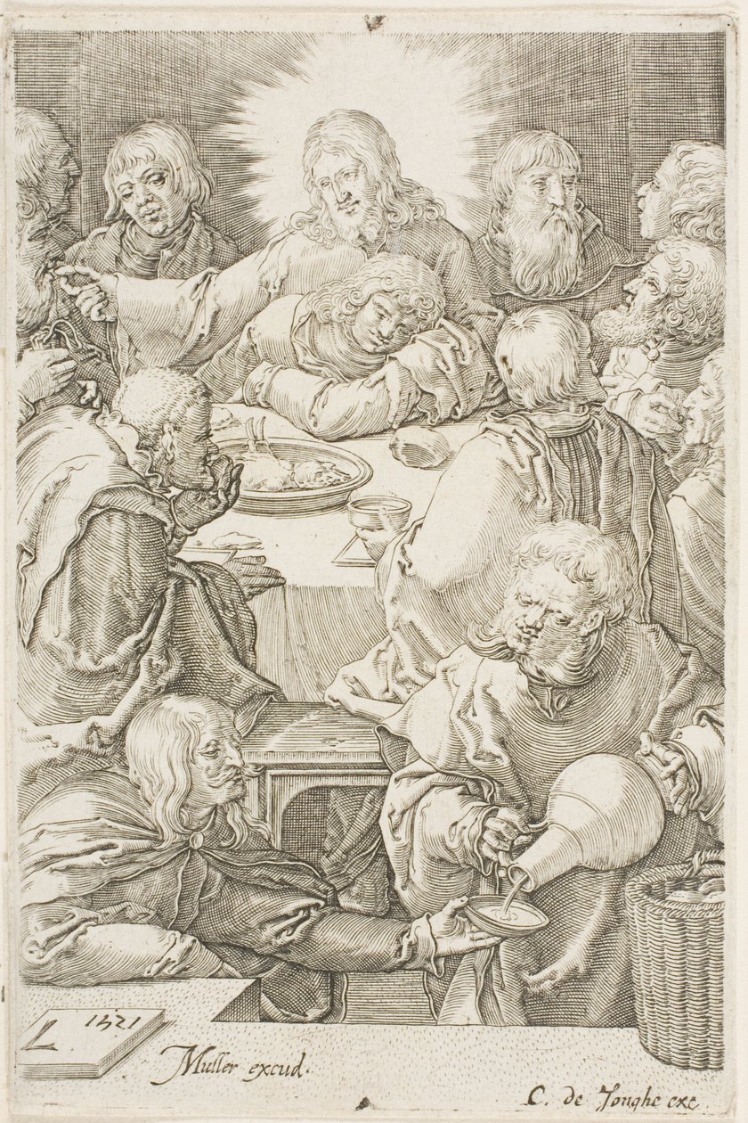 La última cena de Jan Harmensz. Muller