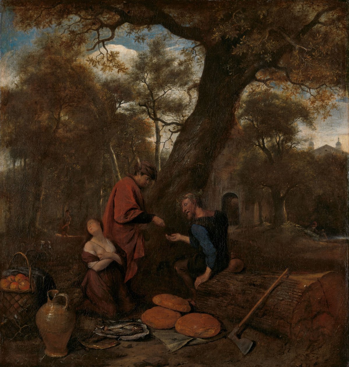 Erysichthon vendiendo a su hija de Jan Havicksz. Steen