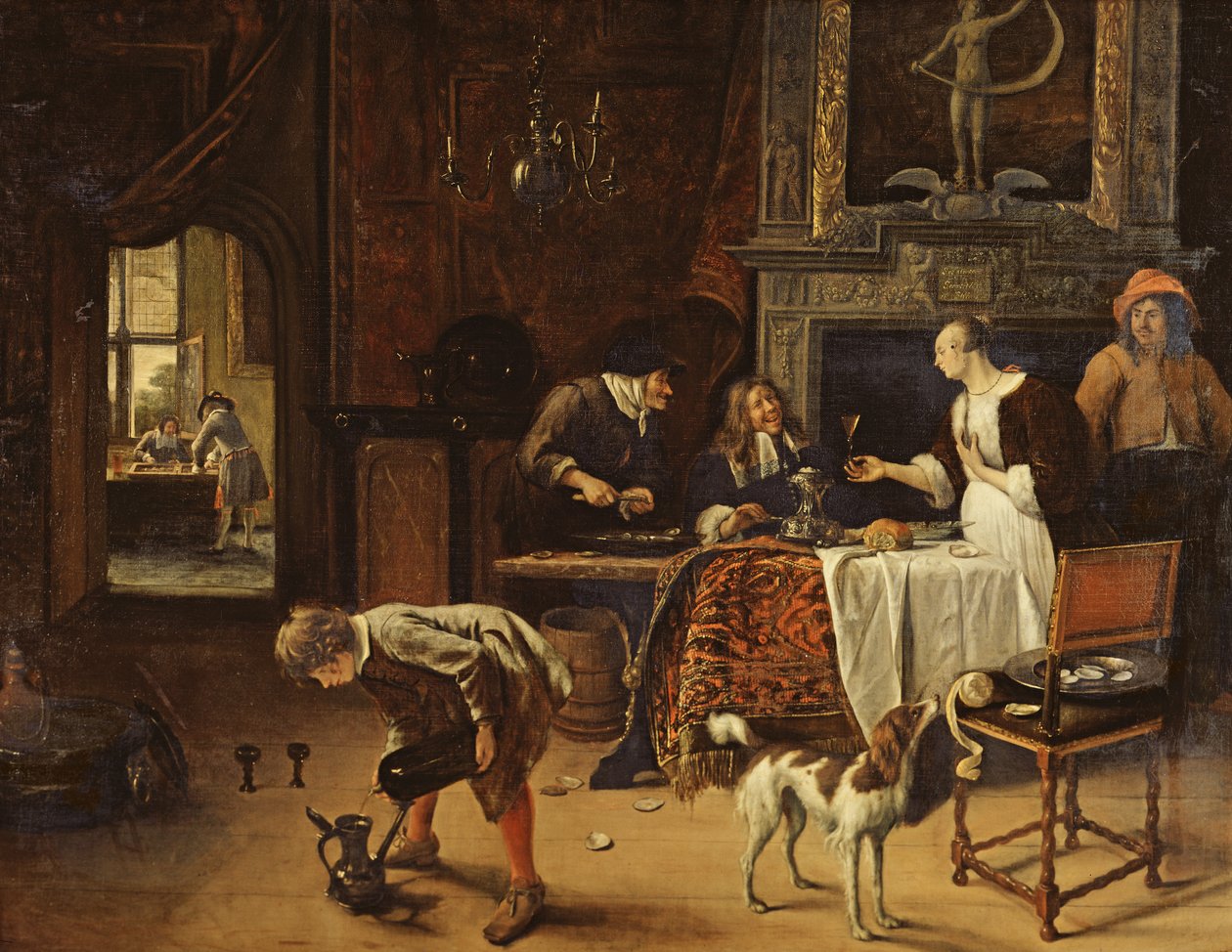 Fácil viene, fácil se va, 1661 de Jan Havickszoon Steen