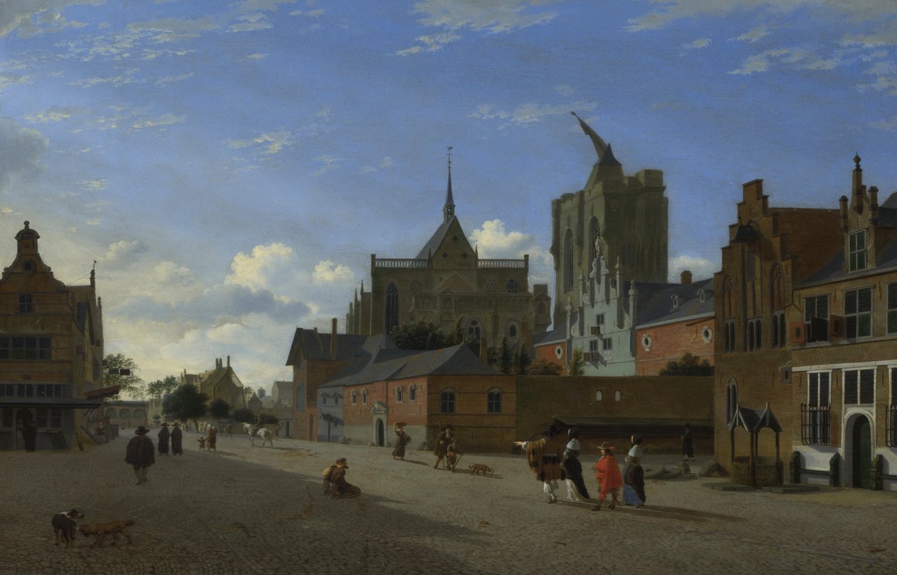 Vista en Colonia, c. 1660 de Jan Heyden van der