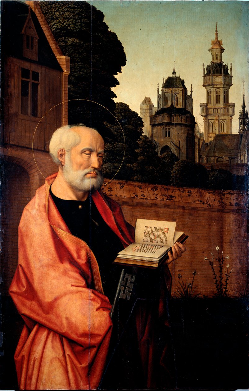 San Pedro (detalle) de Jan II Provost