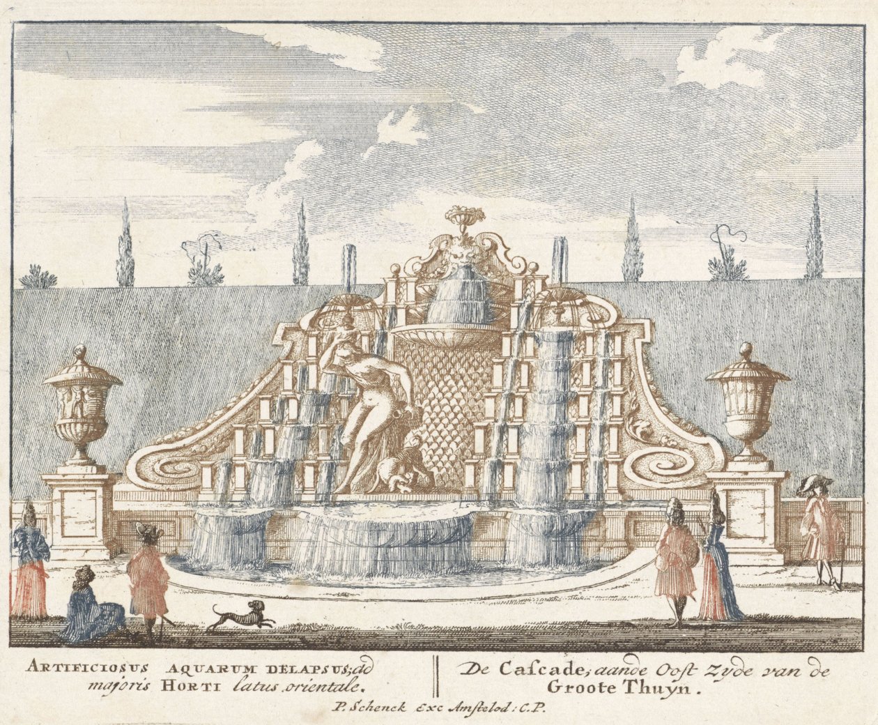 Fuente en el jardín del Palacio de Het Loo, 1694-97 de Jan I van Call