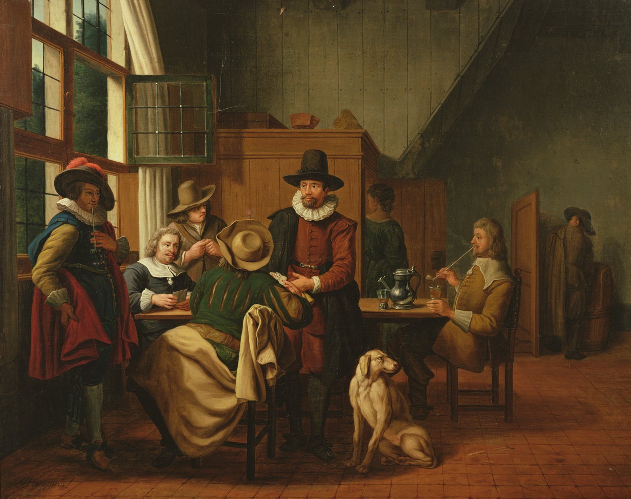 Interior de una taberna de Jan Josef the Elder Horemans