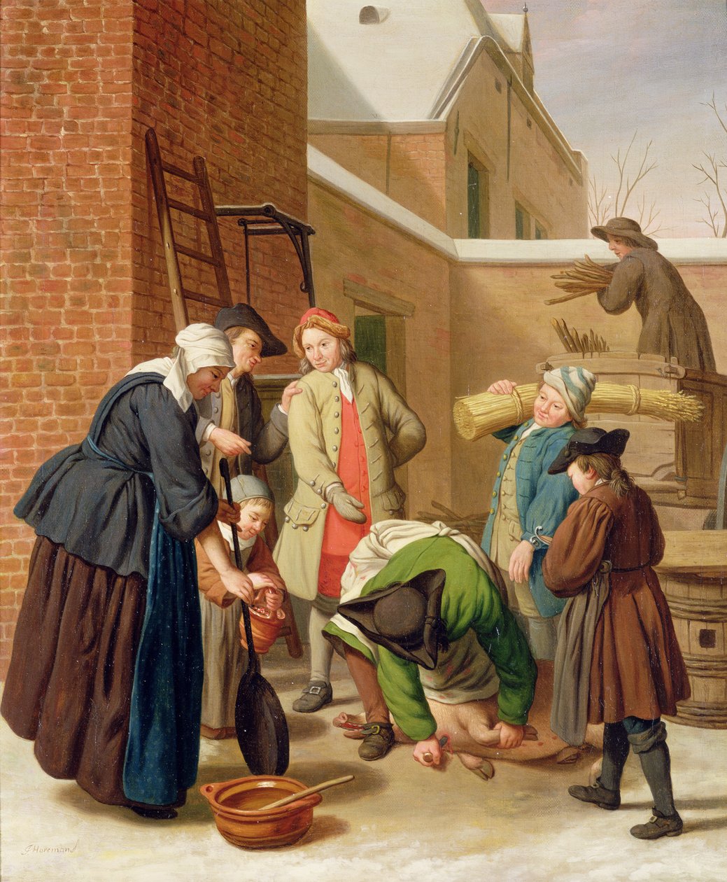 Las cuatro estaciones, Invierno de Jan Josef the Elder Horemans