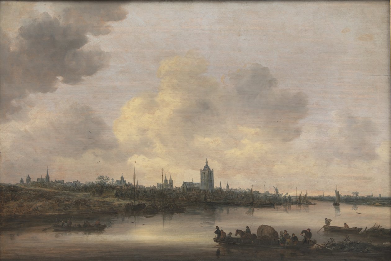 Vista de la ciudad de Arnhem de Jan Josefsz van Goyen