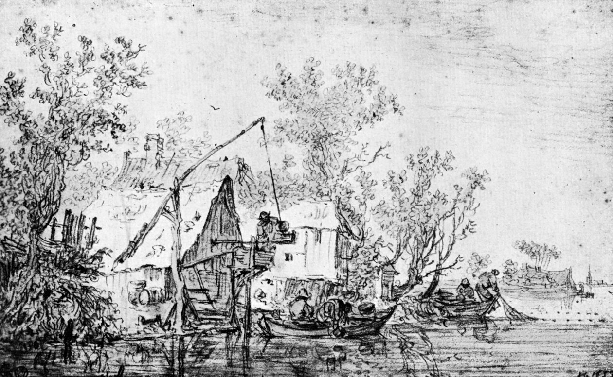 Un río holandés, 1913 de Jan Josephsz van Goyen