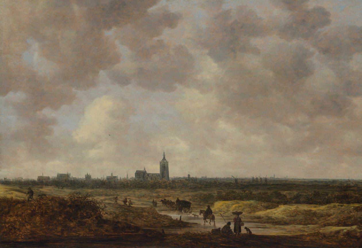 Vista de La Haya desde el noroeste, 1647 de Jan Josephsz van Goyen