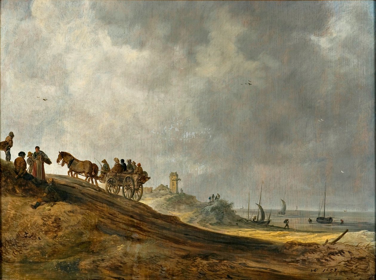 Foto de la playa de Jan Josephsz van Goyen