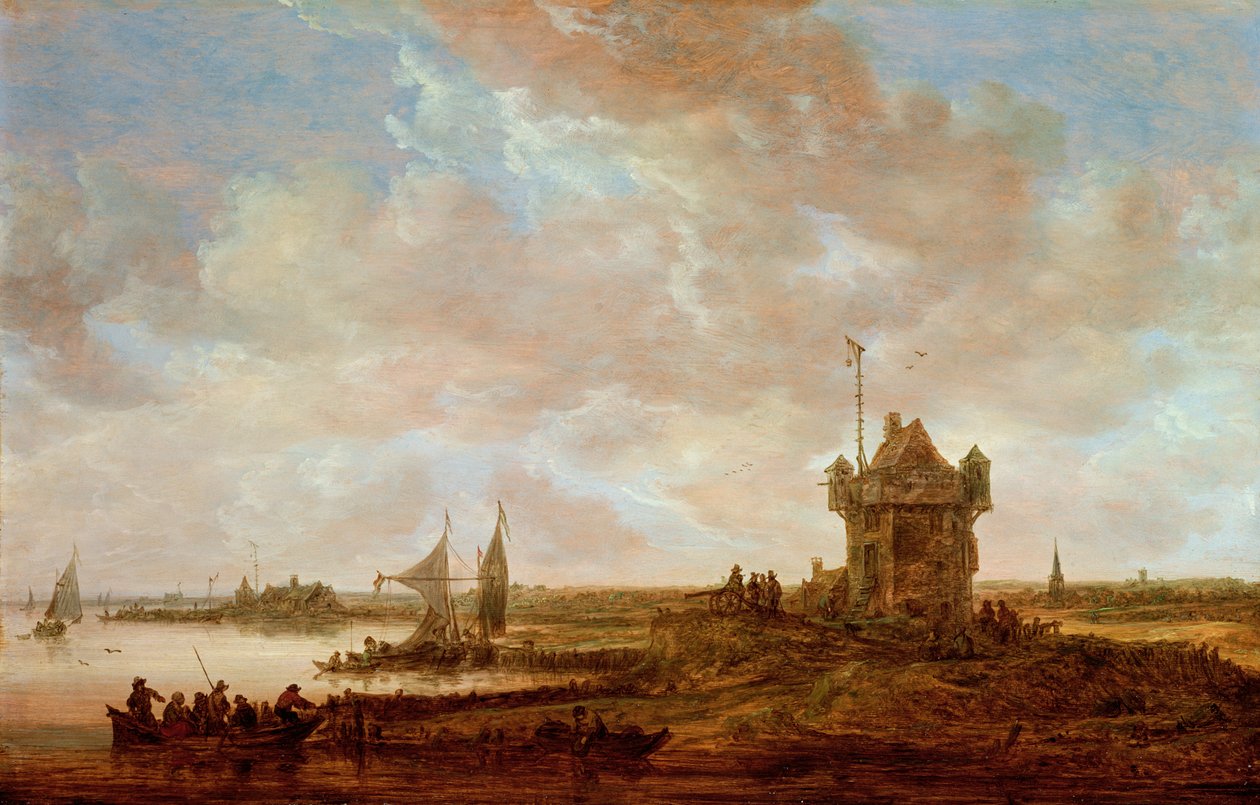 Paisaje holandés de Jan Josephsz van Goyen