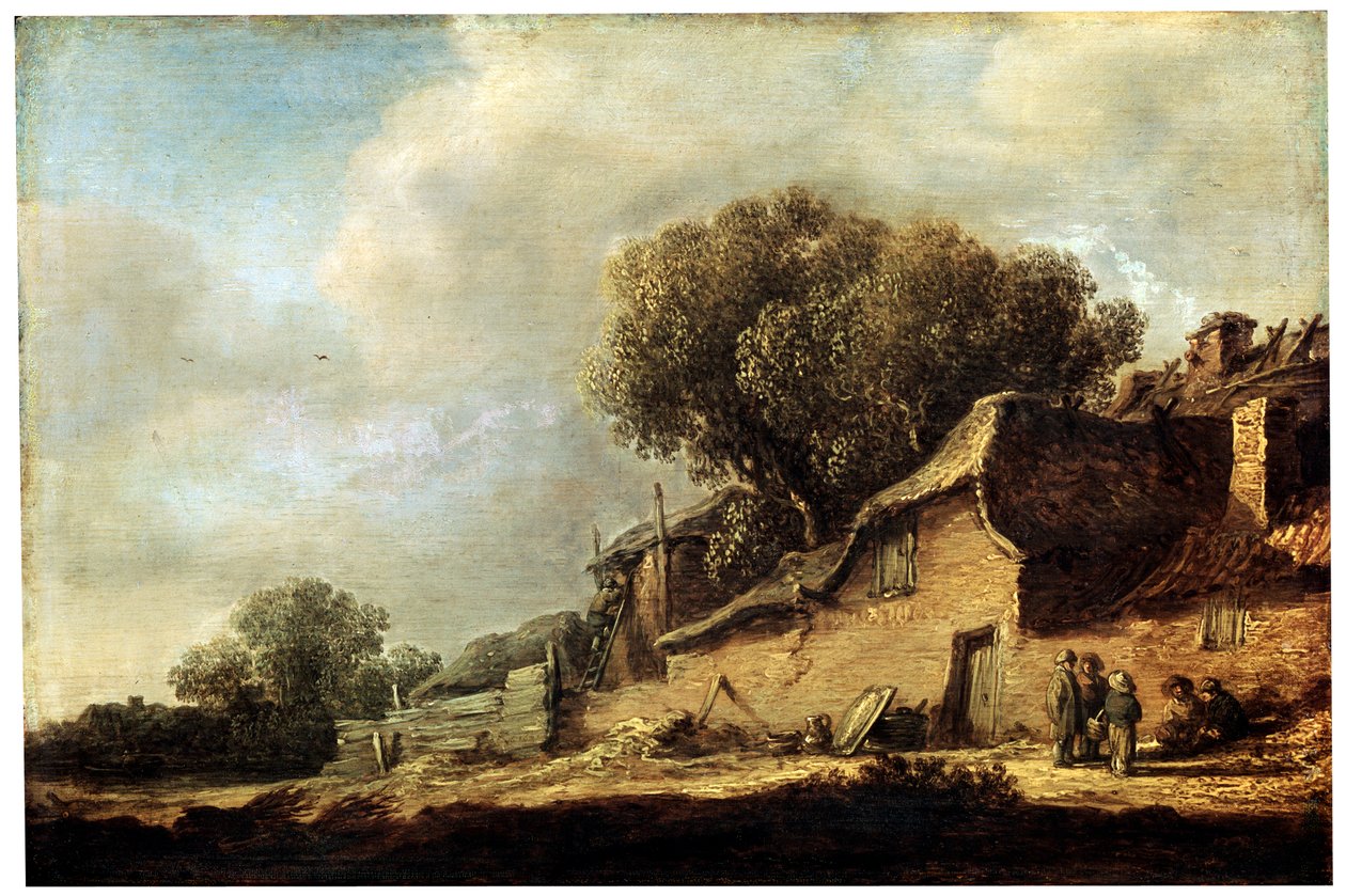 Paisaje con una cabaña de campesinos, 1631 de Jan Josephsz van Goyen