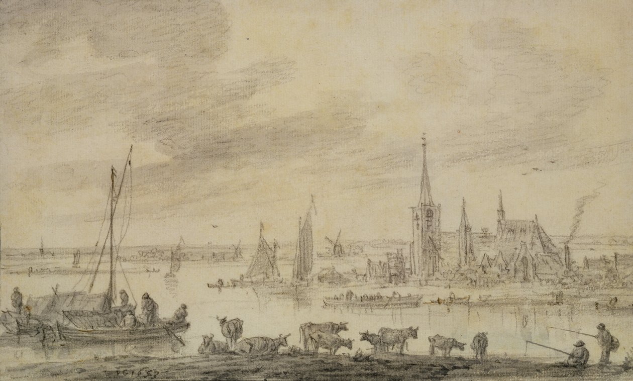 Paisaje fluvial de Jan Josephsz van Goyen