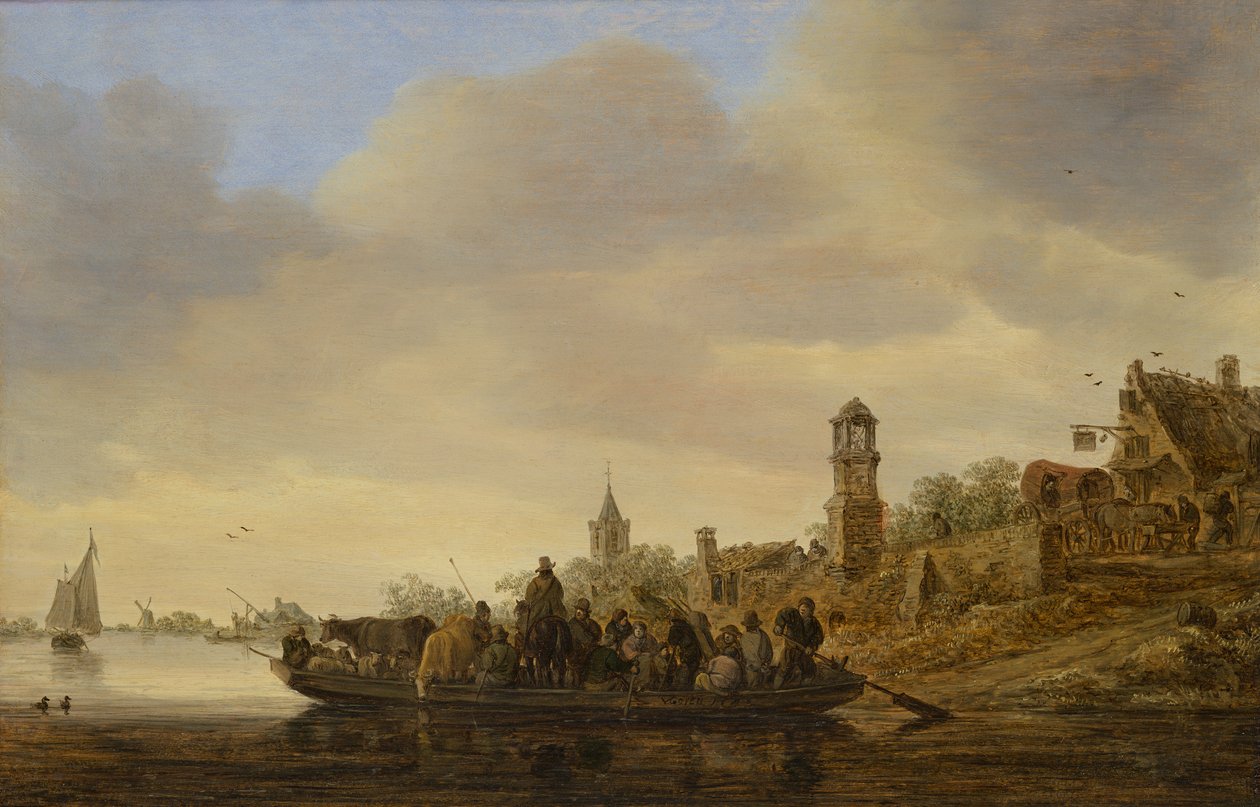 El ferry de Jan Josephsz van Goyen