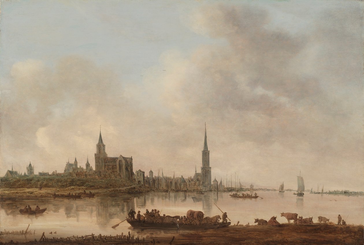 Vista de Emmerich, 1645 de Jan Josephsz van Goyen