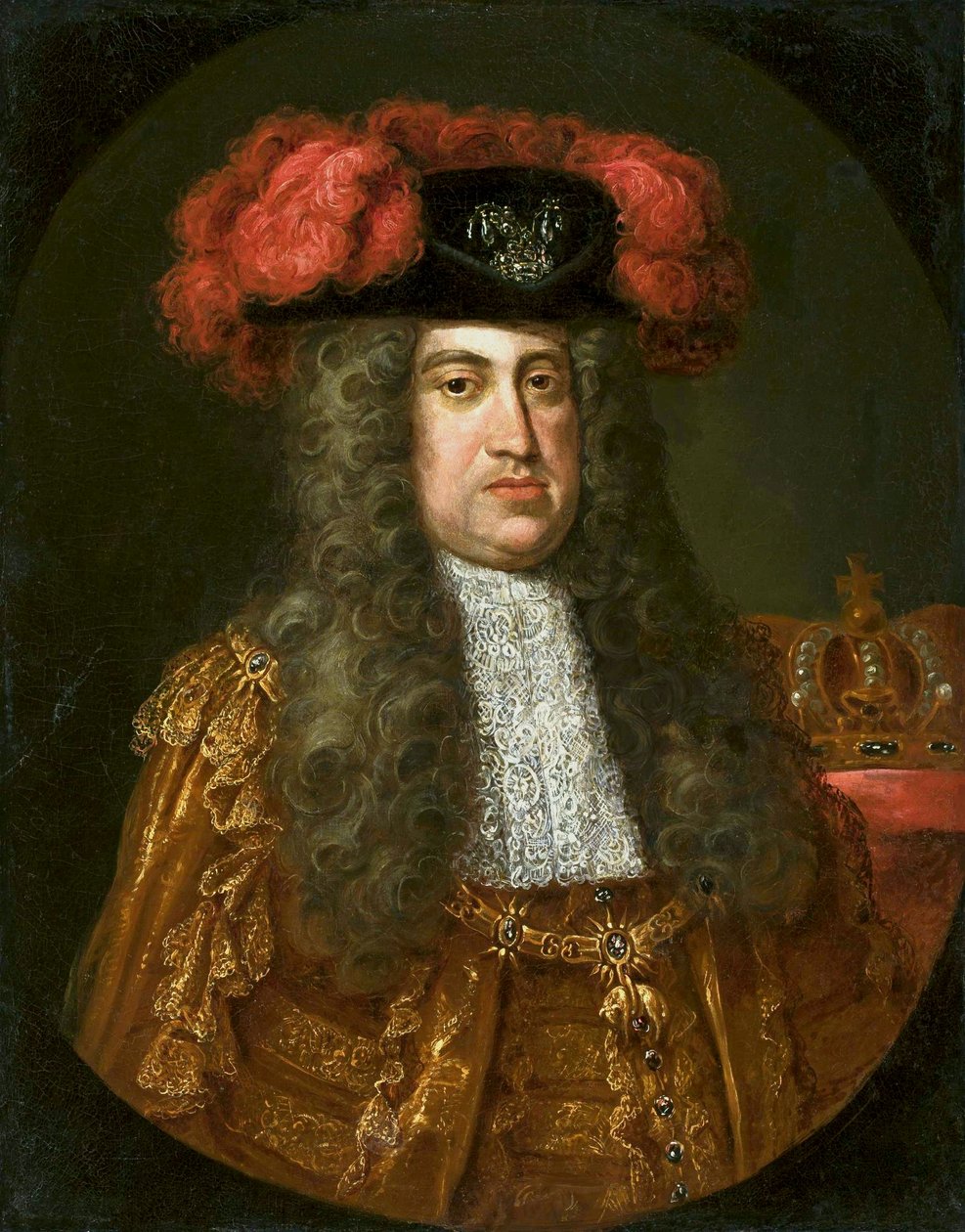 Retrato del emperador Carlos VI de Habsburgo (1685-1740) con la Orden del Toisón de Oro de Jan Kupecký