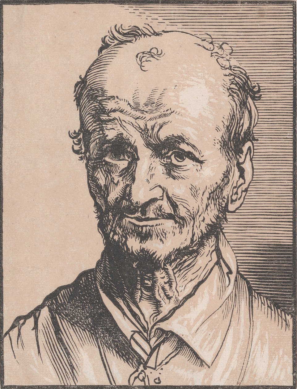 Busto de un hombre, siglo XVII de Jan Lievens