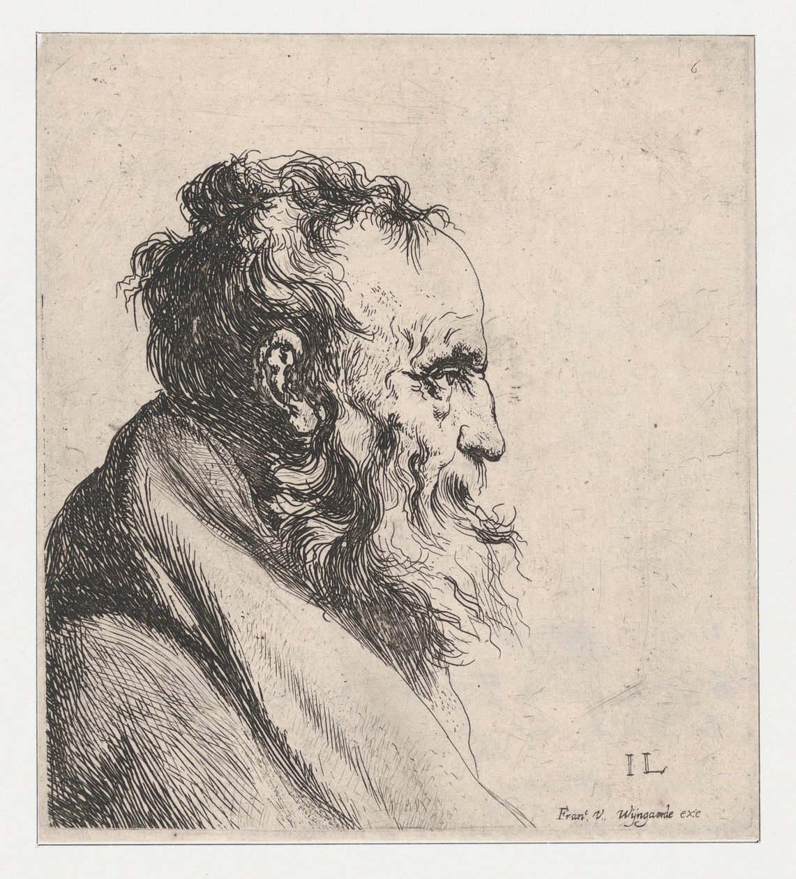 Busto de un anciano de Jan Lievens