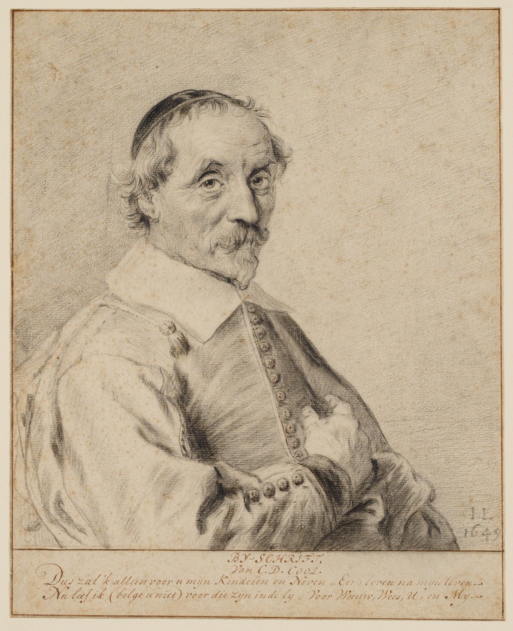 Retrato de Cornelis Dircksz Cool (h. 1593-1669) de Jan Lievens