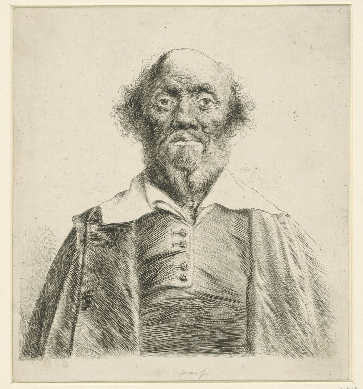 Retrato de un anciano de Jan Lievens