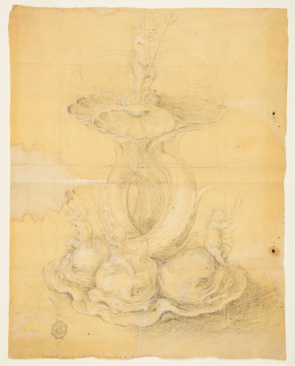 Diseño para un centro de mesa de Jan Lutma