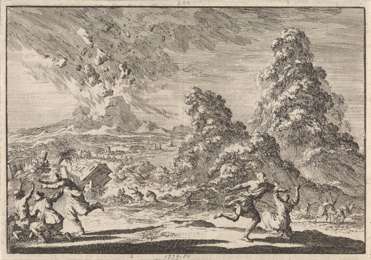 Terremoto en Ambon, 1674 de Jan Luyken