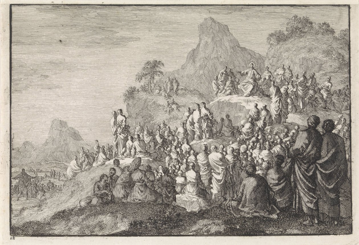 Sermón de la Montaña de Jan Luyken