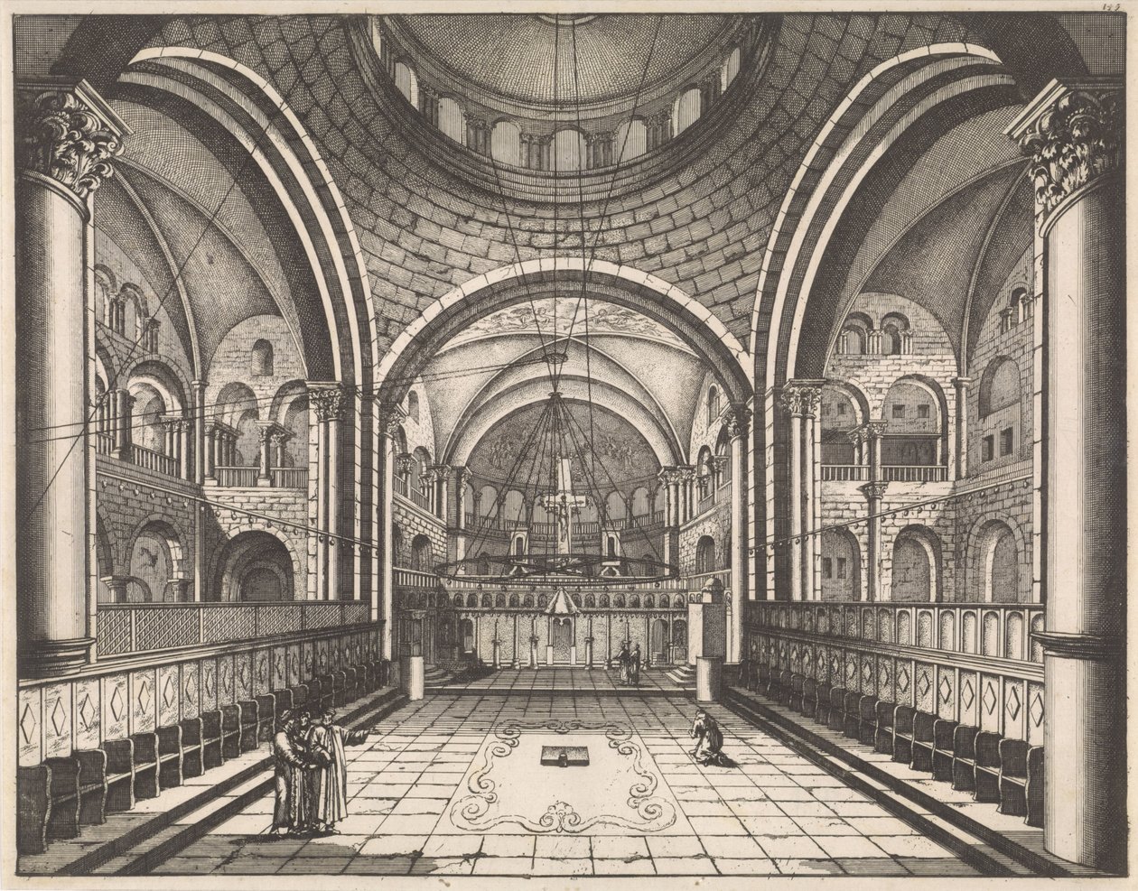 Coro de la Iglesia del Santo Sepulcro de Jerusalén de Jan Luyken