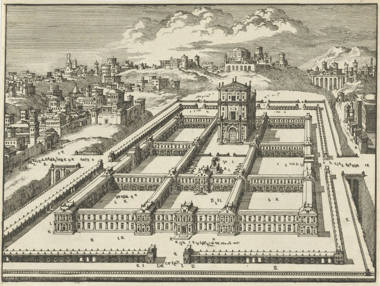 Templo de Salomón, Jerusalén (variante B) de Jan Luyken
