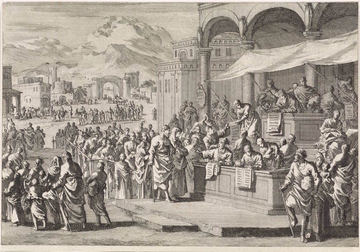 Censo en Belén de Jan Luyken