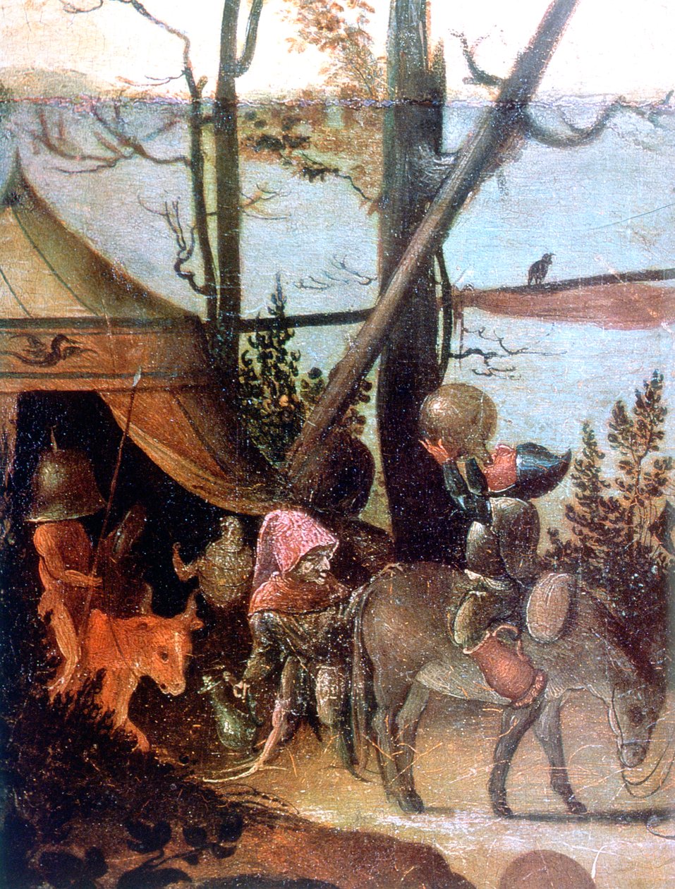 Escena de paisaje, leyenda de San Cristóbal, c1520-1559 de Jan Mandyn