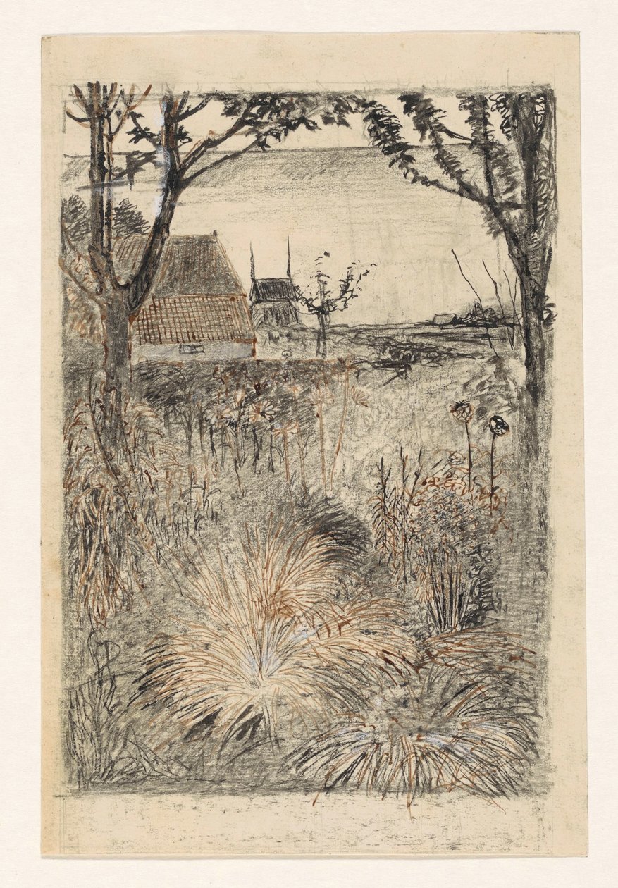 Jardín en otoño de Jan Mankes