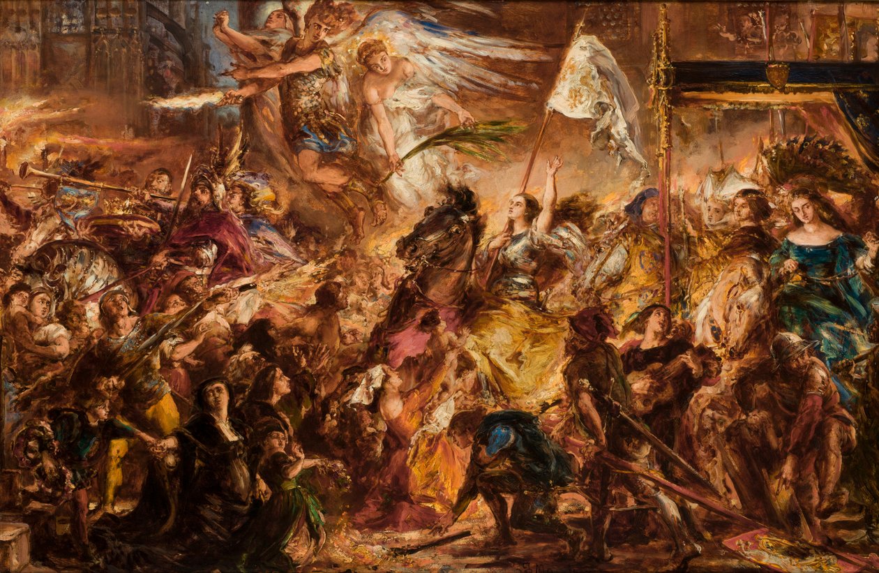 La Doncella de Orleans de Jan Matejko