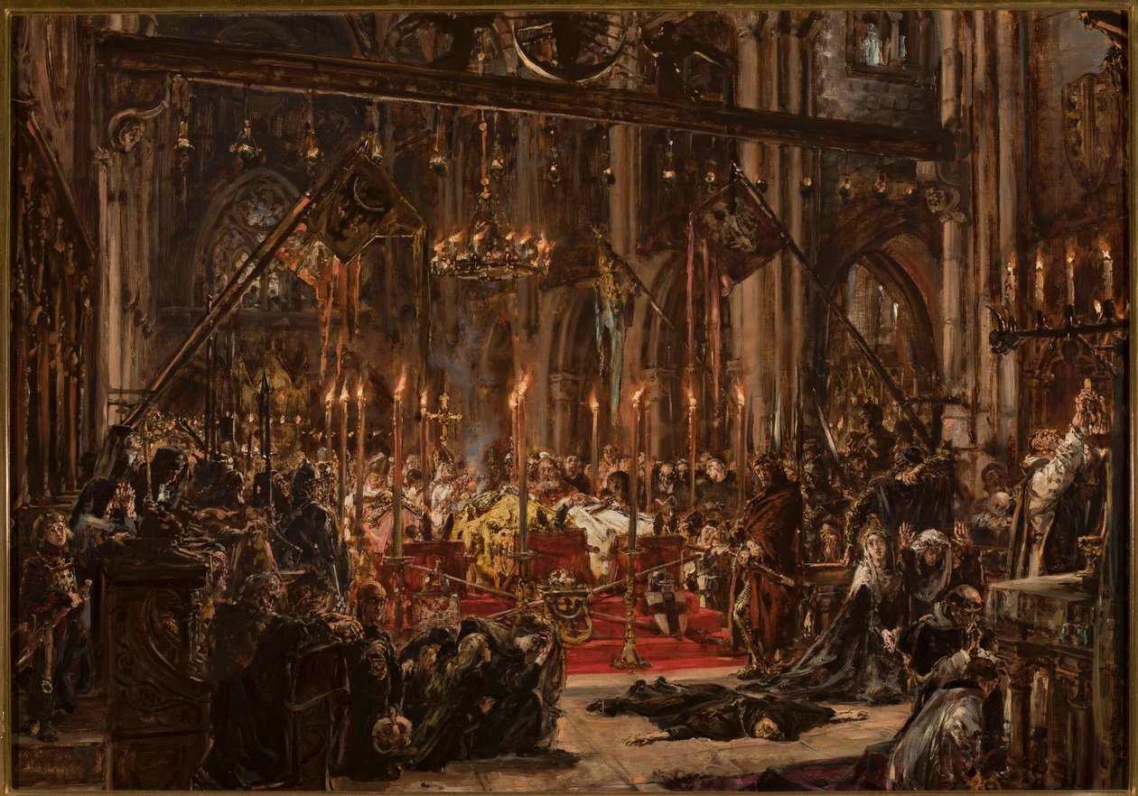 La derrota de Legnica. El renacimiento. Año 1241 de Jan Matejko