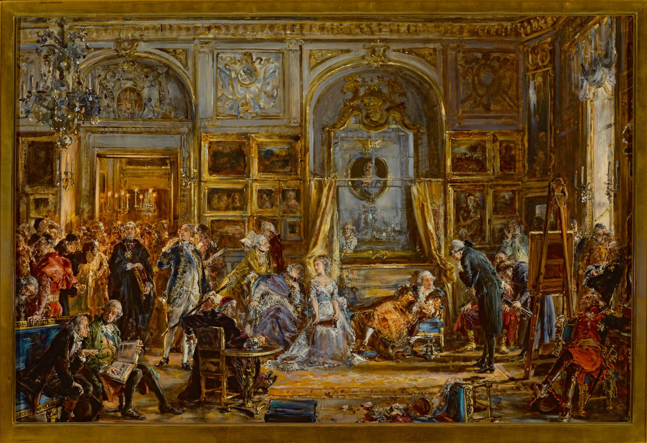 Constitución del 3 de mayo. Sejm de cuatro años. Comisión de Educación. Partición. Año 1795 de Jan Matejko