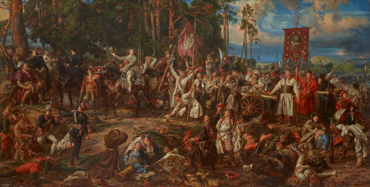 Kościuszko en Racławice de Jan Matejko