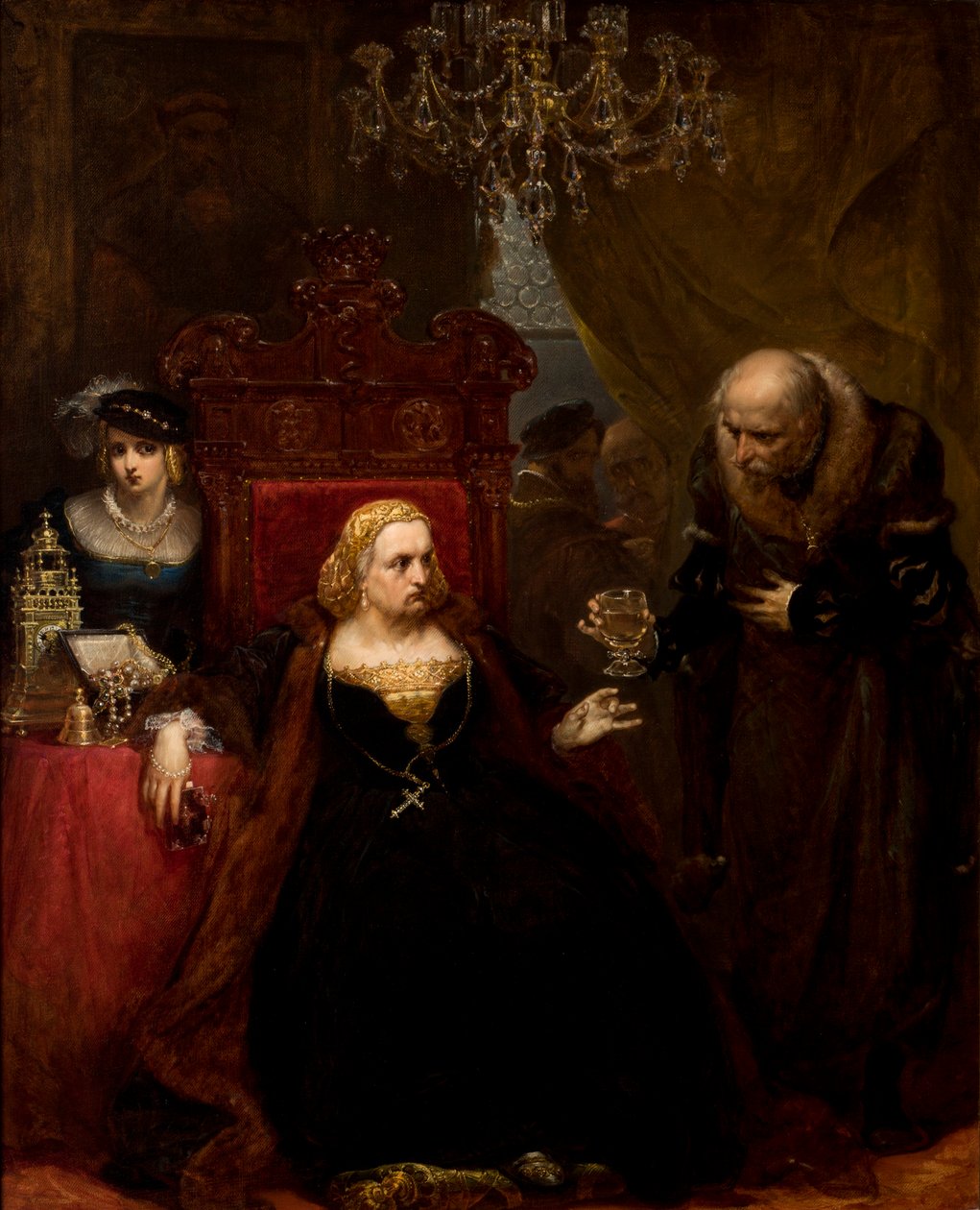 El envenenamiento de la reina Bona de Jan Matejko