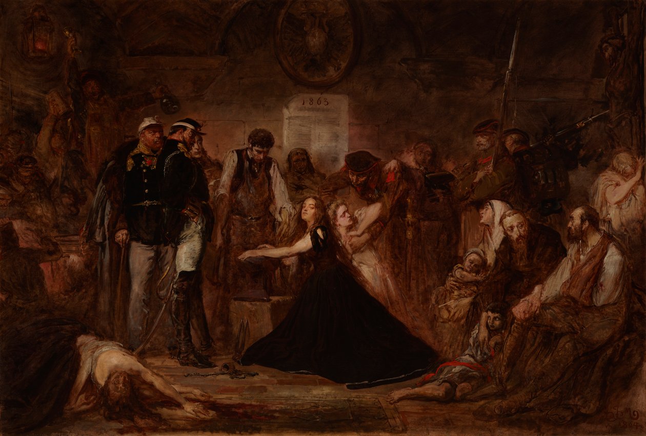 Polonia 1863 (Polonia encadenada) de Jan Matejko