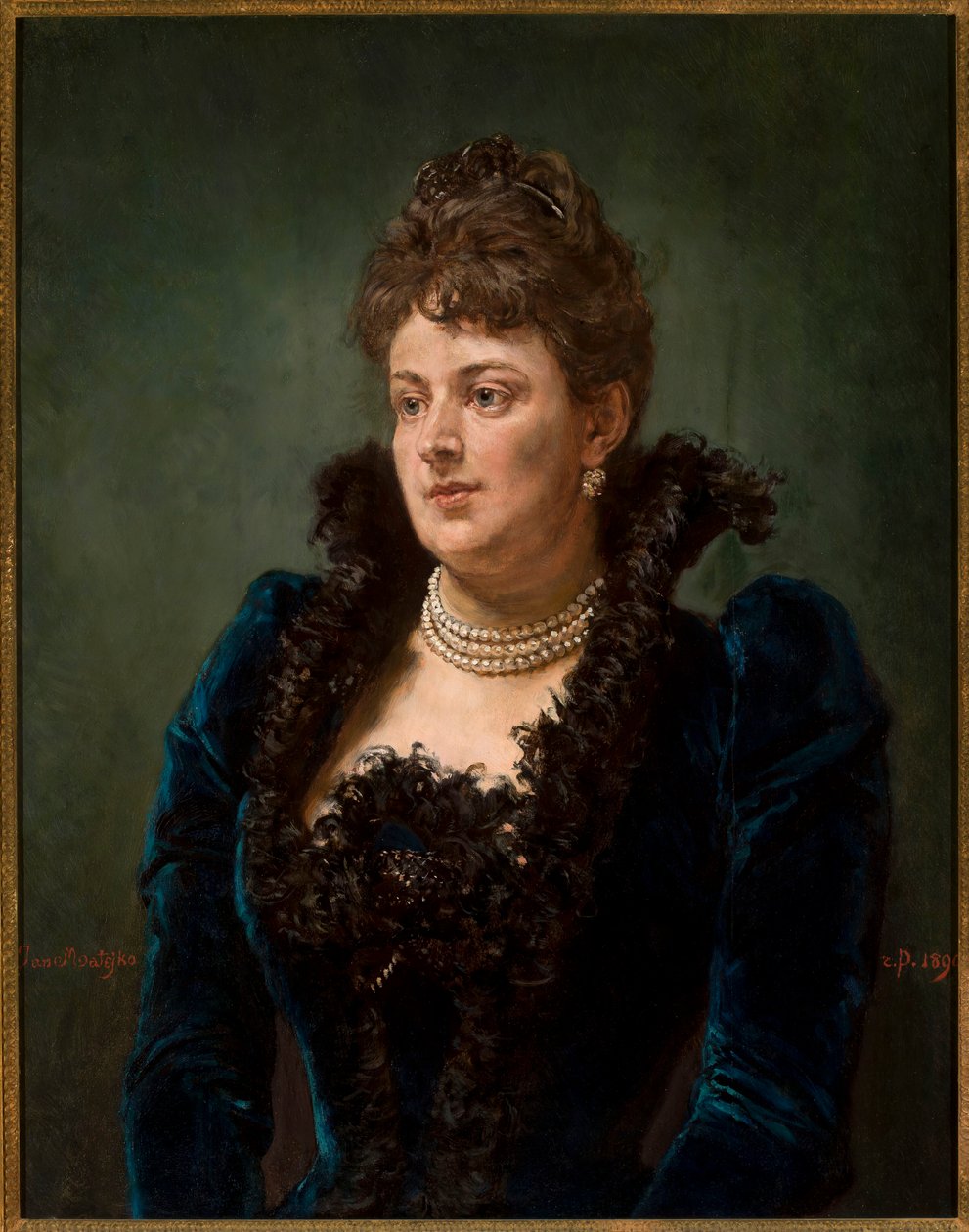 Retrato de Bona Ossowiecka de Jan Matejko
