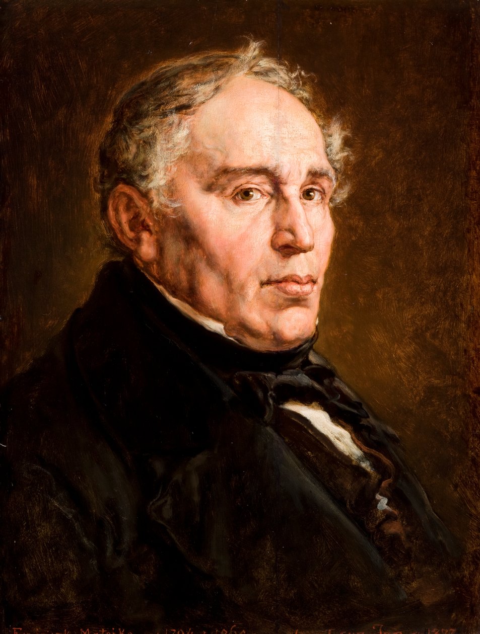 Retrato de Franciszek Matejko, padre del artista. de Jan Matejko