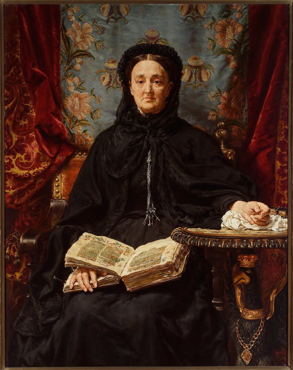 Retrato de Katarzyna Potocka, de soltera Branicka (1825-1907), esposa de Adam de Jan Matejko