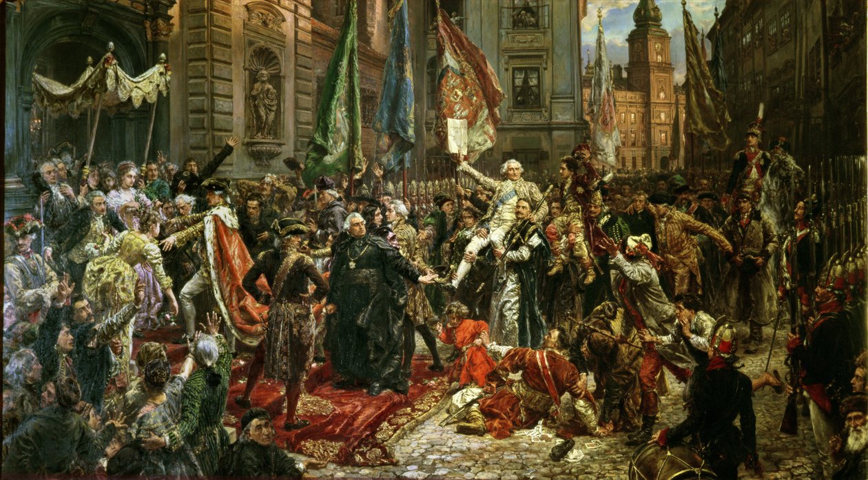 La Constitución del 3 de mayo de 1791, 1891 de Jan Alojzy Matejko