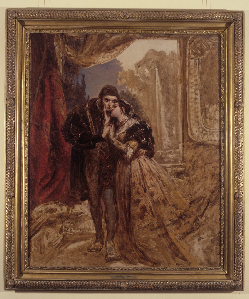 Segismundo Augusto y Bárbara Radziwiłł de Jan Matejko