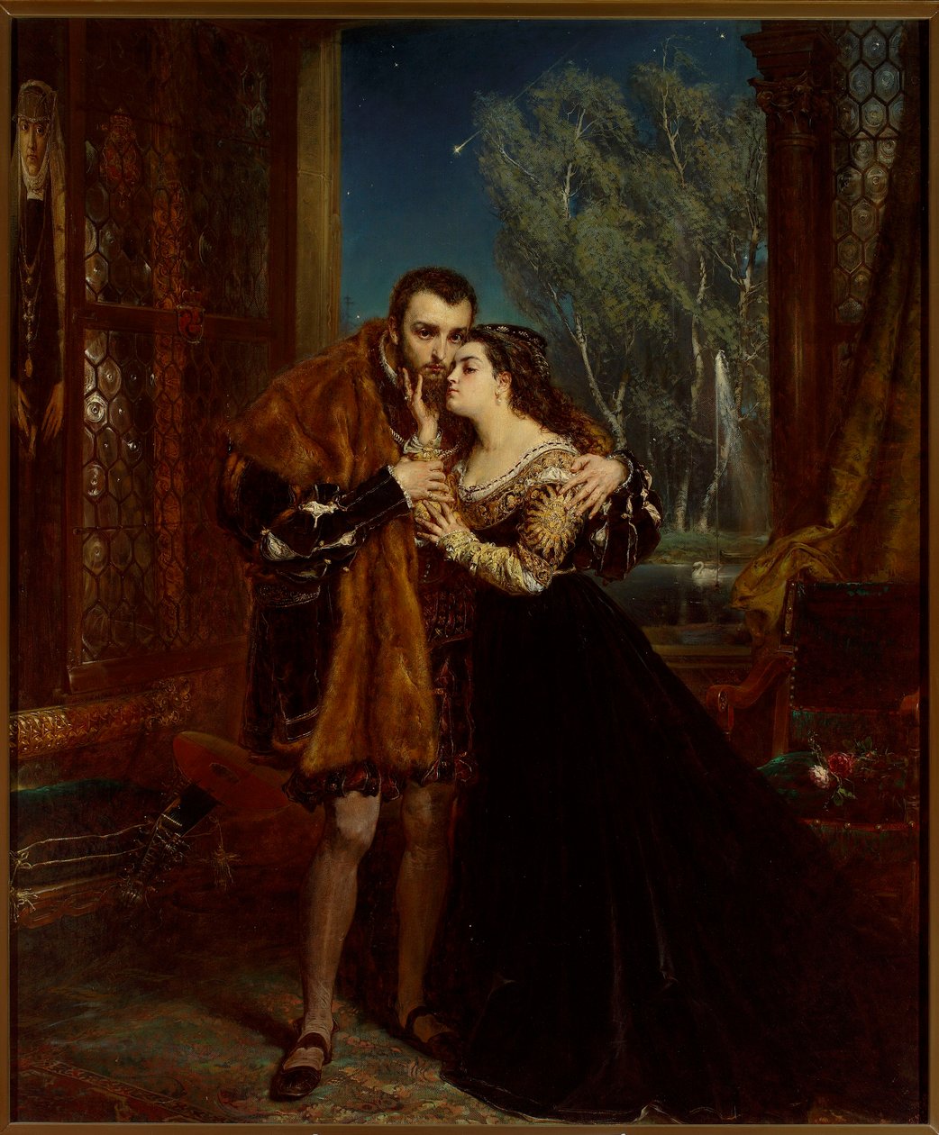 Segismundo Augusto con Bárbara en la corte de los Radziwiłł en Vilna de Jan Matejko