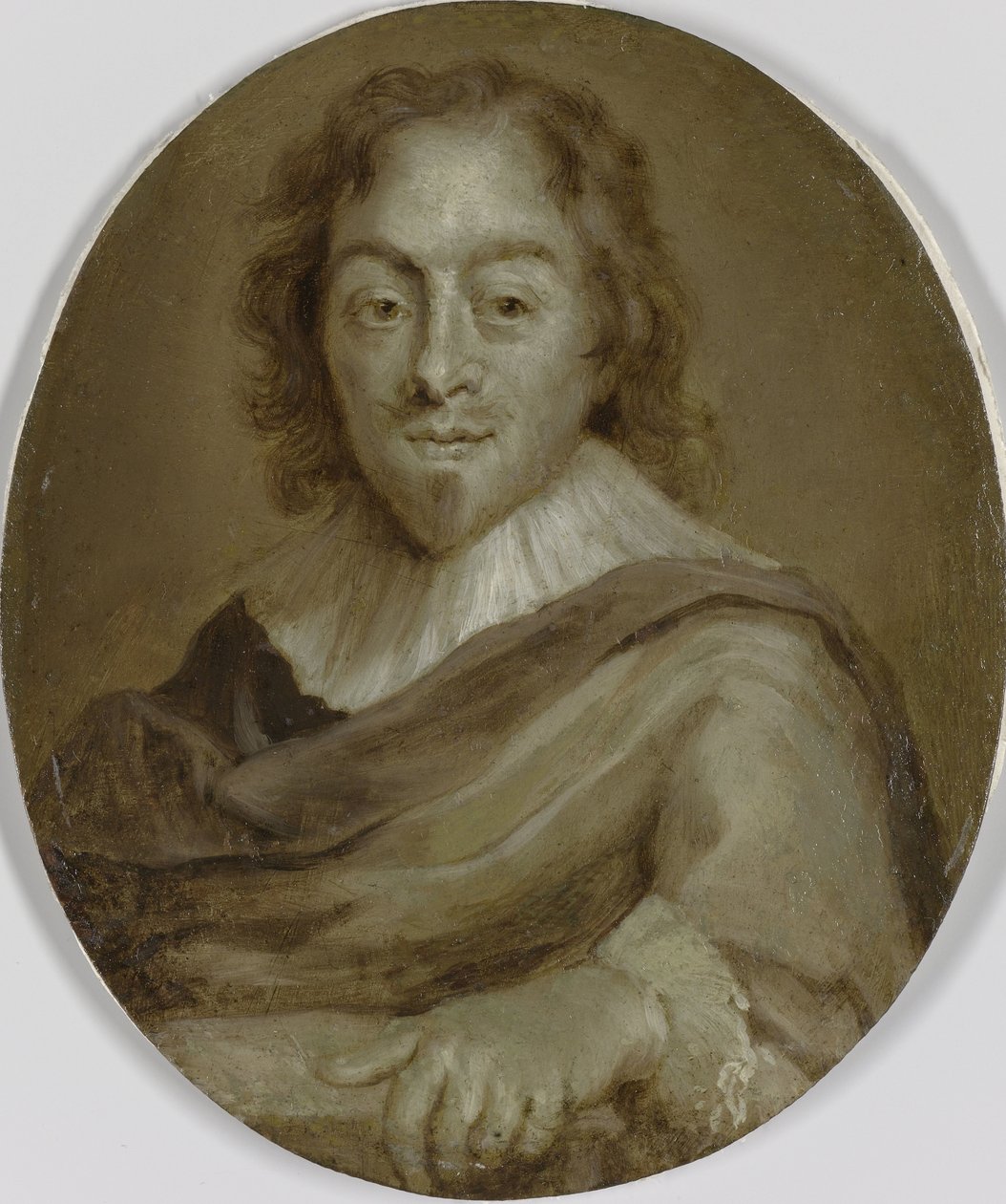 Retrato de Constantijn Huygens, poeta, secretario de los príncipes Federico Enrique y Guillermo II y primer consejero y tesorero de Guillermo III de Jan Maurits Quinkhard