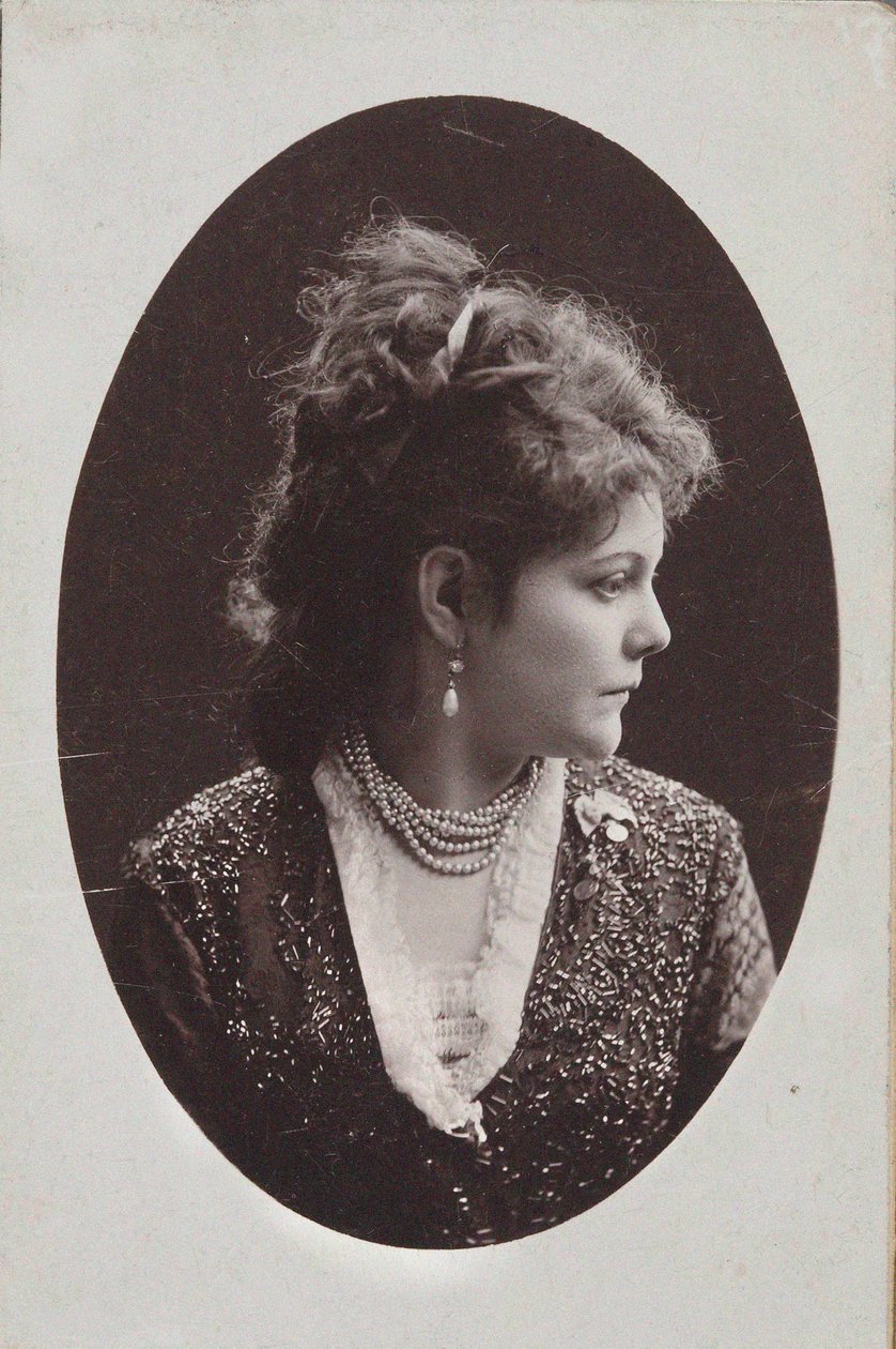 Retrato de la pianista y compositora Sophie Menter 1846-1918, 1893 de Jan Mieczkowski