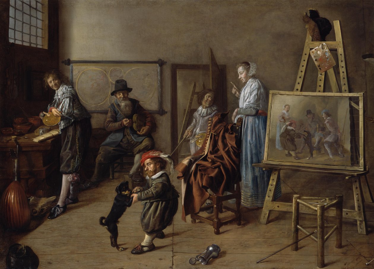 El taller del pintor de Jan Miense Molenaer